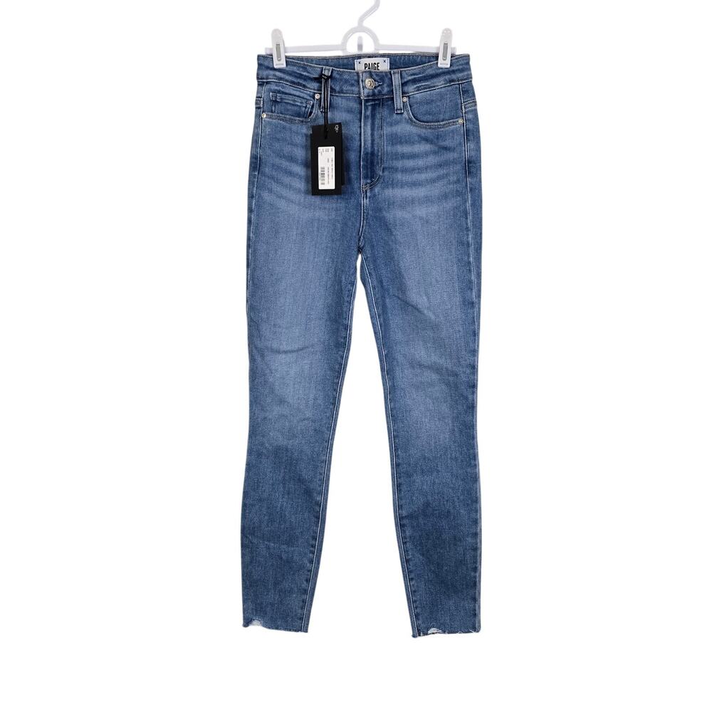 NWT NEW Women's Paige Margot Ankle Super High Rise Ankle Skinny Jeans | Size 26